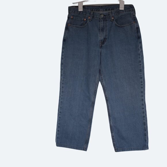 Levi's 550 Relaxed Fit jeans 4891 medium stonewash denim pants - Picture 1 of 15